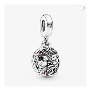 Pandora bird and mouse charm